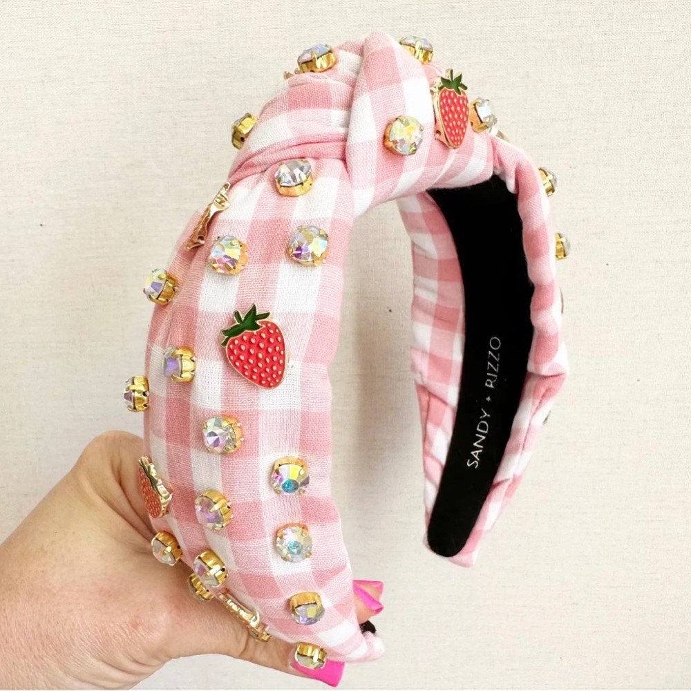 Sandy + Rizzo Strawberry Knot Headband